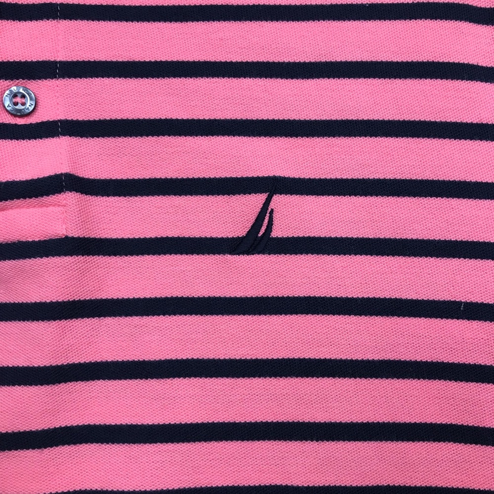 ❗️SOLD❗️Nautica Mens Striped Polo - Picture 3 of 4